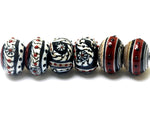 grace lampwork beads artisan handmade glass beads SRA