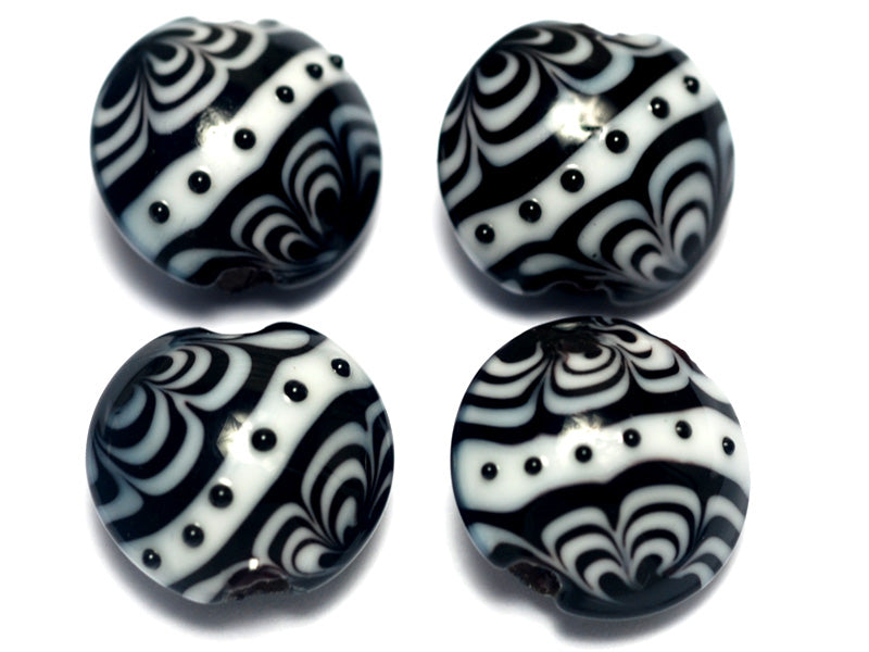 grace lampwork beads artisan handmade glass beads SRA