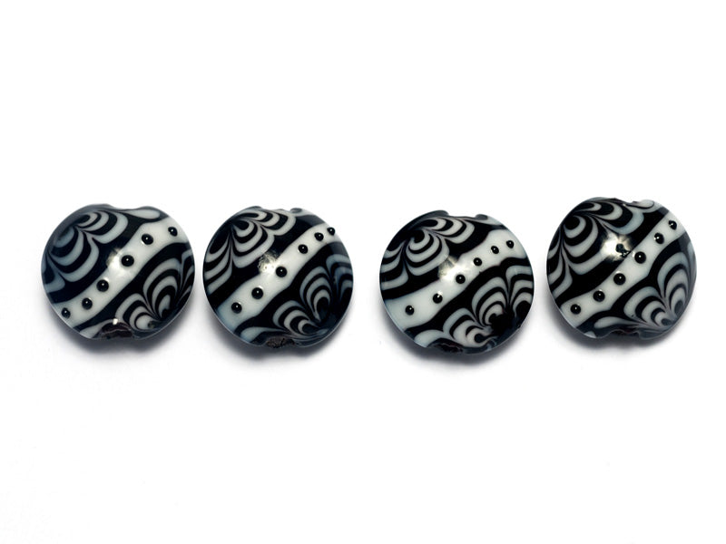 grace lampwork beads artisan handmade glass beads SRA