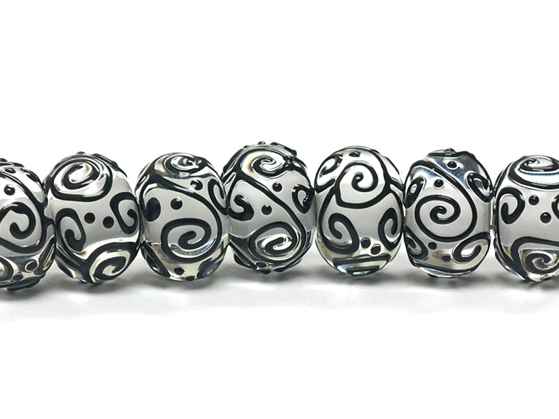 grace lampwork beads artisan handmade glass beads SRA