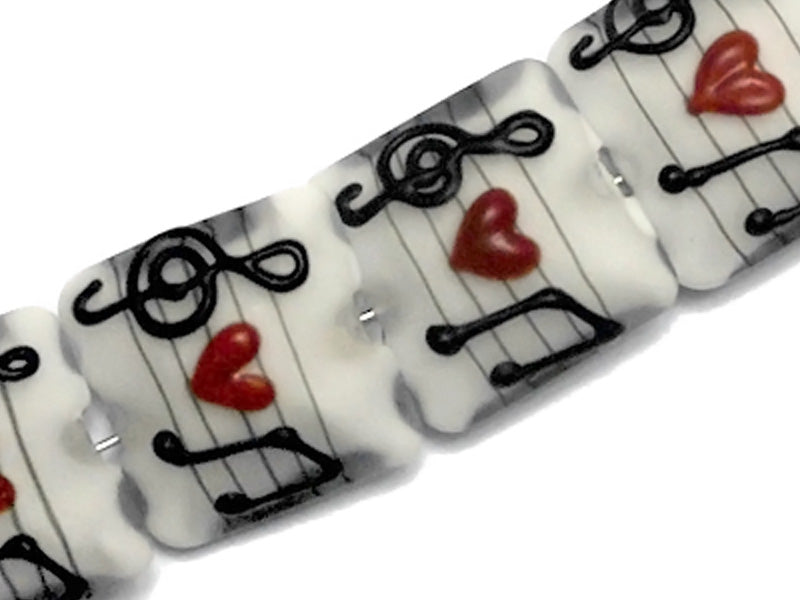 10205614 - Four Musical Love Notes Pillow Beads