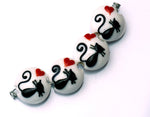 grace lampwork beads artisan handmade glass beads SRA