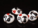 grace lampwork beads artisan handmade glass beads SRA
