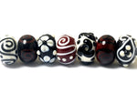 grace lampwork beads artisan handmade glass beads SRA