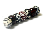 grace lampwork beads artisan handmade glass beads SRA