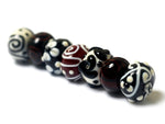 grace lampwork beads artisan handmade glass beads SRA