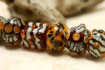 grace lampwork beads artisan handmade glass beads SRA
