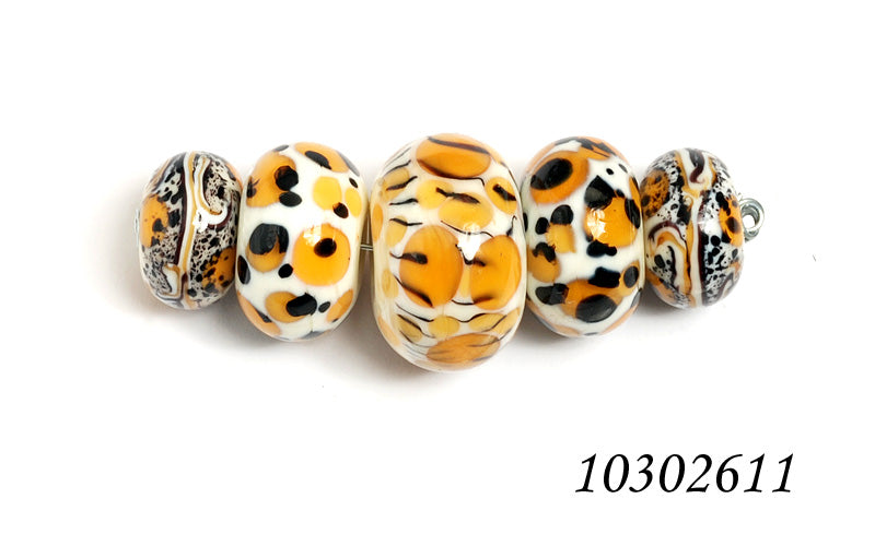 grace lampwork beads artisan handmade glass beads SRA