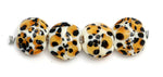 10302612 - Four Animal Prints Lentil Beads