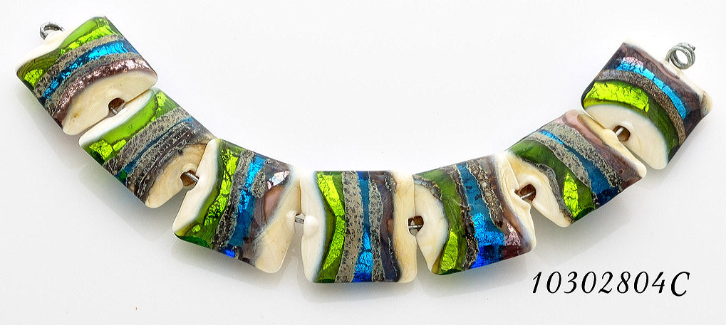grace lampwork beads artisan handmade glass beads SRA