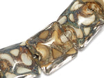 10303404 - Seven Ivory within Crystal Clear Pillow Beads