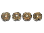 10303412 - Four Nature within Crystal Clear Lentil Beads