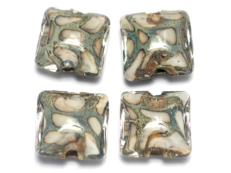 grace lampwork beads artisan handmade glass beads SRA