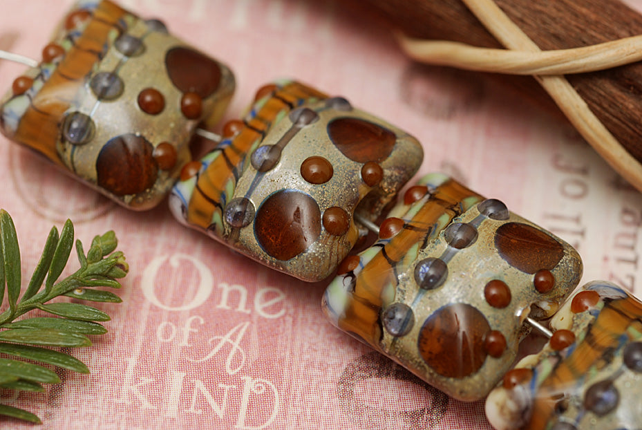 grace lampwork beads artisan handmade glass beads SRA