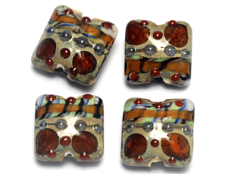 grace lampwork beads artisan handmade glass beads SRA