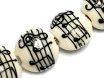 10306212 - Four Musical Notes Lentil Beads
