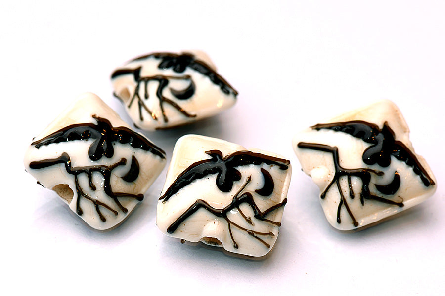 grace lampwork beads artisan handmade glass beads SRA