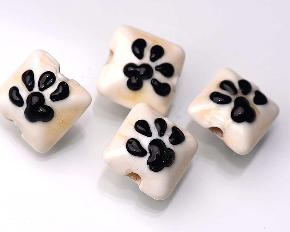grace lampwork beads artisan handmade glass beads SRA