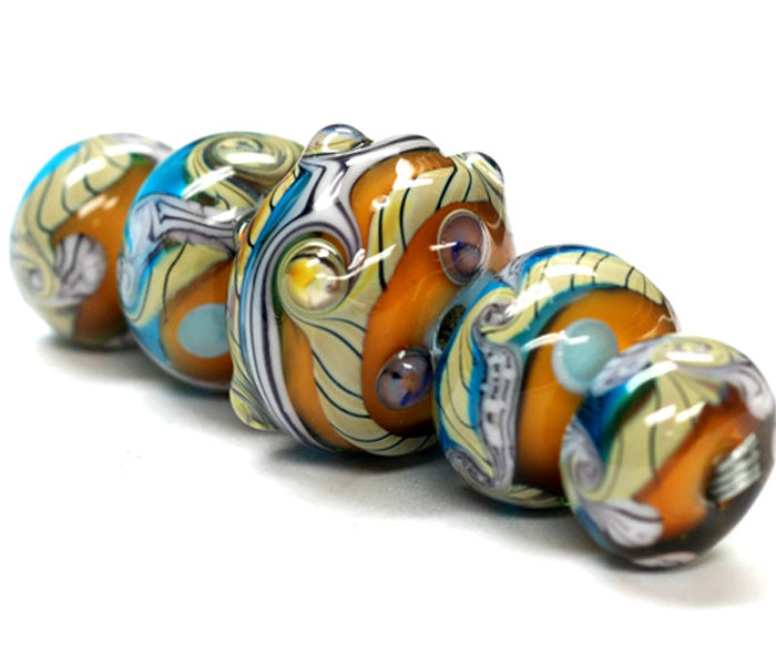 Grace Lampwork Beads Artisan Handmade Glass beads