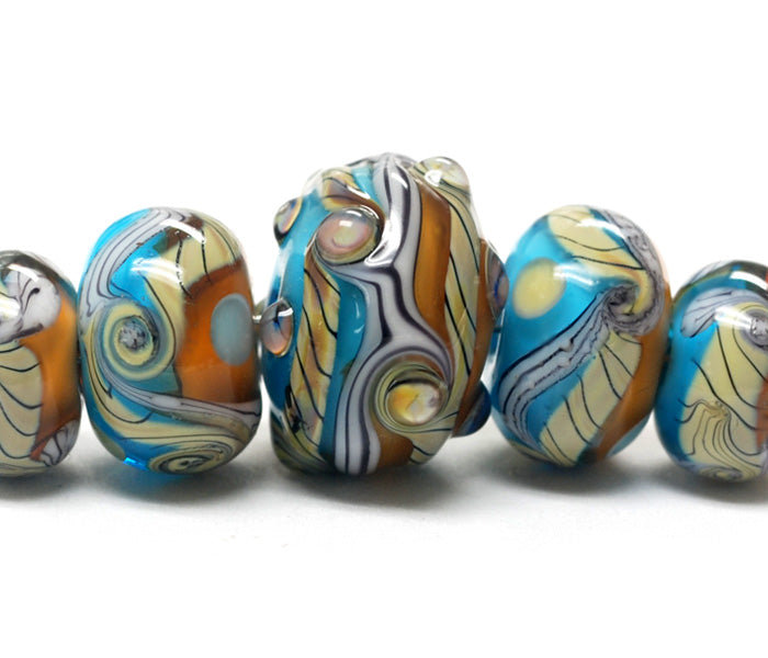 Grace Lampwork Beads Artisan Handmade Glass beads