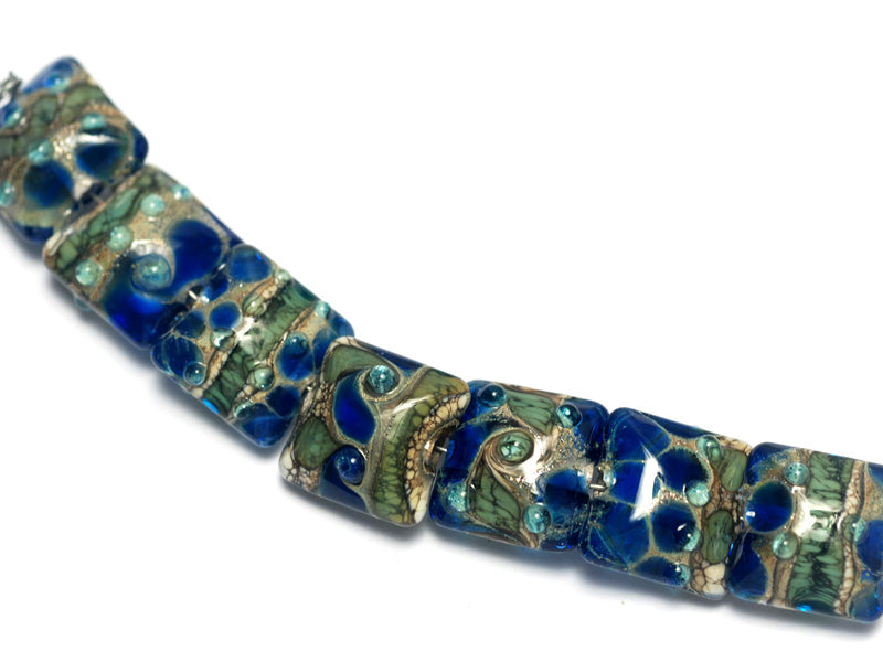 grace lampwork beads artisan handmade glass beads SRA