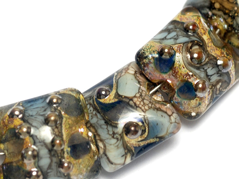 grace lampwork beads artisan handmade glass beads SRA