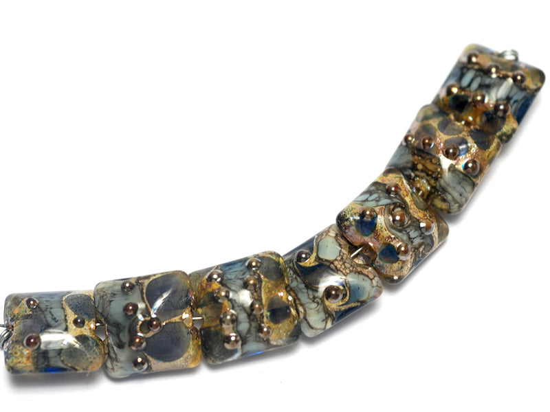 grace lampwork beads artisan handmade glass beads SRA