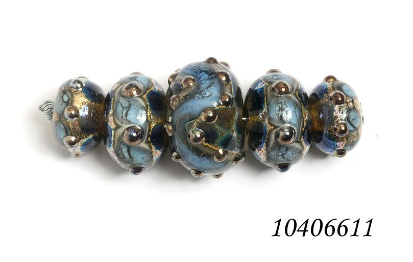 grace lampwork beads artisan handmade glass beads SRA