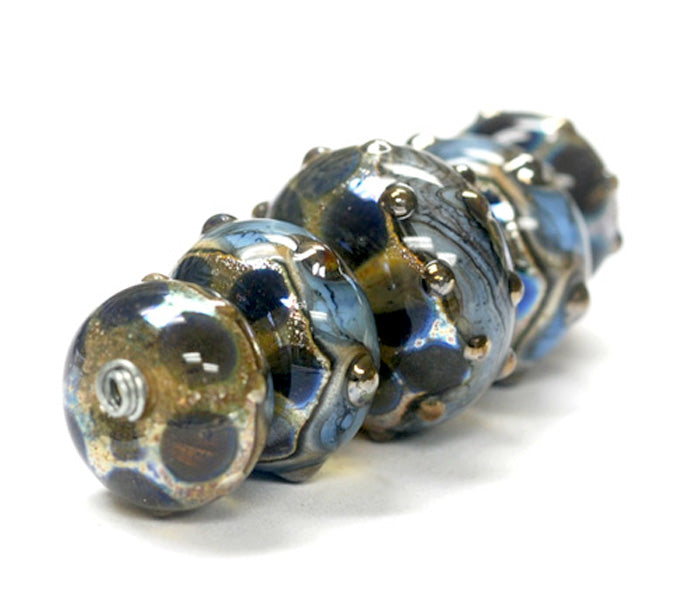 grace lampwork beads artisan handmade glass beads SRA