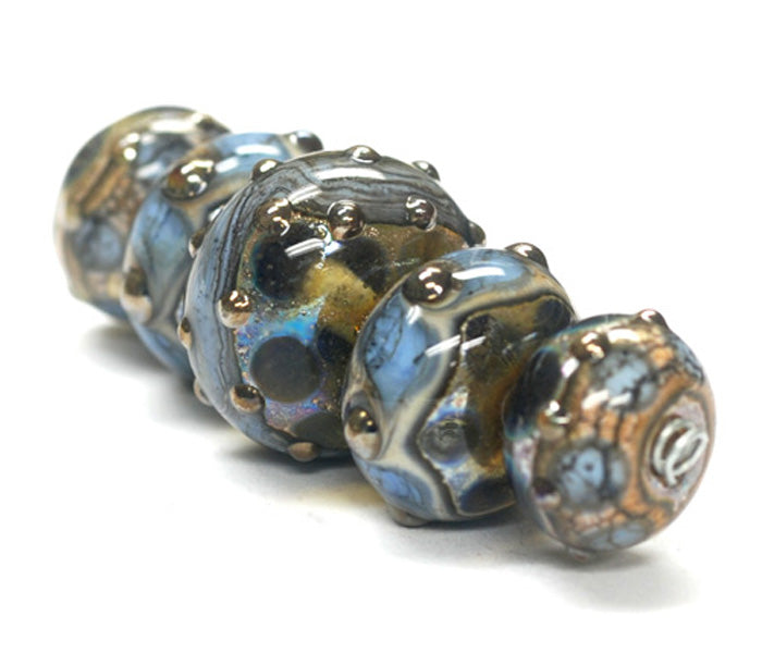 grace lampwork beads artisan handmade glass beads SRA