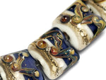 grace lampwork beads artisan handmade glass beads SRA
