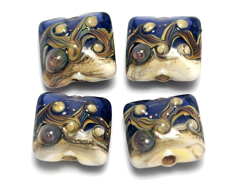 grace lampwork beads artisan handmade glass beads SRA