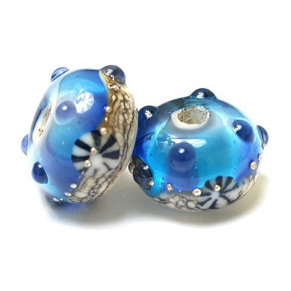 10407101 - Seven Seashell Beach Rondelle Beads