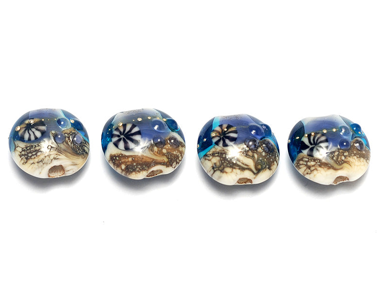 grace lampwork beads artisan handmade glass beads SRA