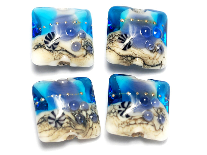 grace lampwork beads artisan handmade glass beads SRA