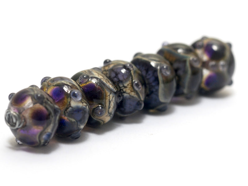 grace lampwork beads artisan handmade glass beads SRA