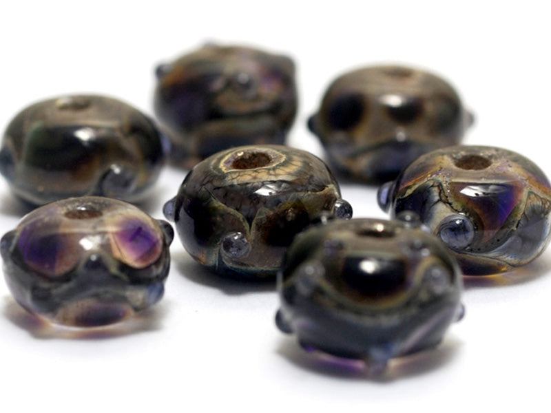 grace lampwork beads artisan handmade glass beads SRA
