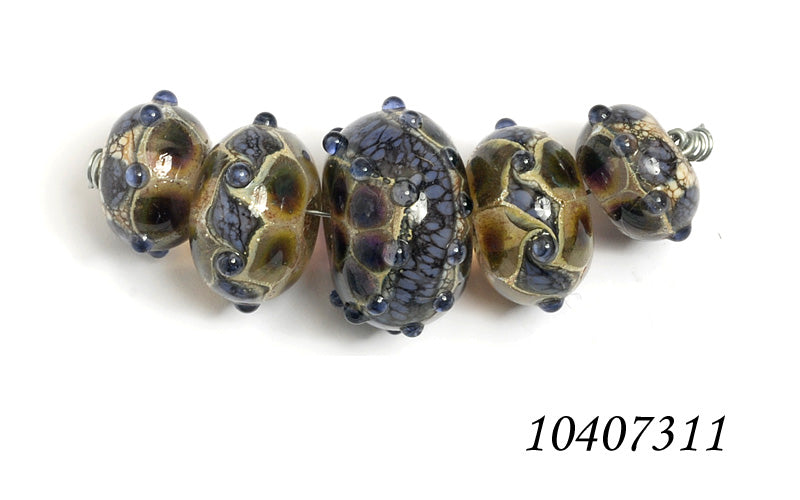 grace lampwork beads artisan handmade glass beads SRA