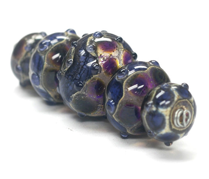 grace lampwork beads artisan handmade glass beads SRA
