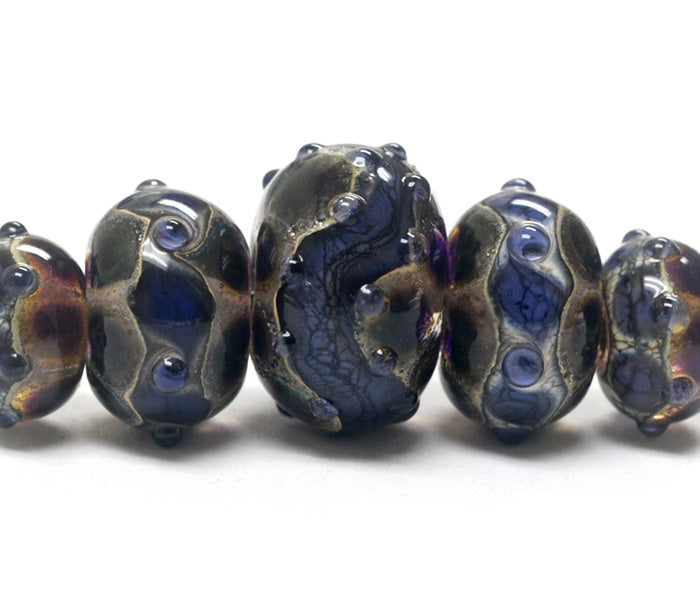 grace lampwork beads artisan handmade glass beads SRA