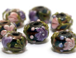 grace lampwork beads artisan handmade glass beads SRA