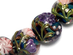 grace lampwork beads artisan handmade glass beads SRA