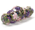 grace lampwork beads artisan handmade glass beads SRA