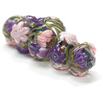 grace lampwork beads artisan handmade glass beads SRA