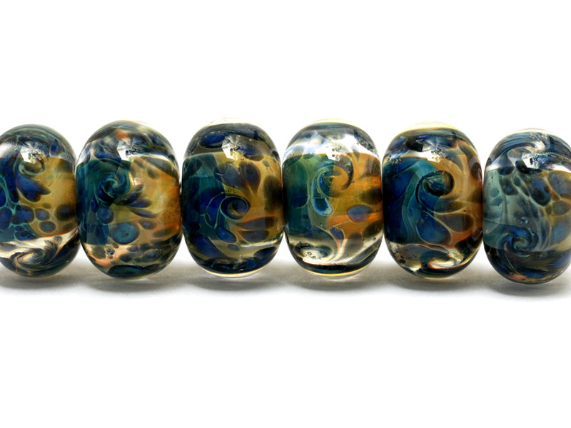 grace lampwork beads artisan handmade glass beads SRA