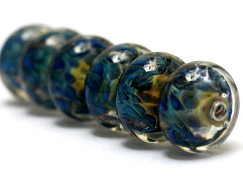 grace lampwork beads artisan handmade glass beads SRA
