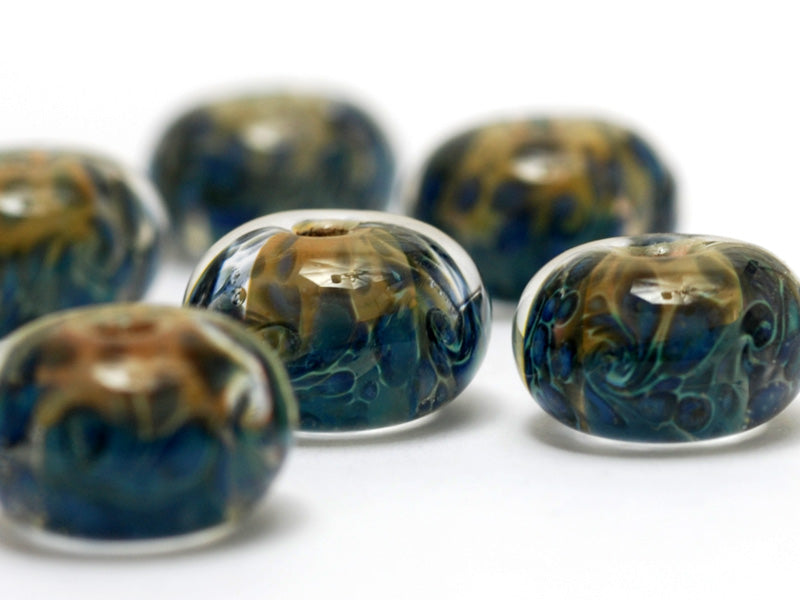 grace lampwork beads artisan handmade glass beads SRA