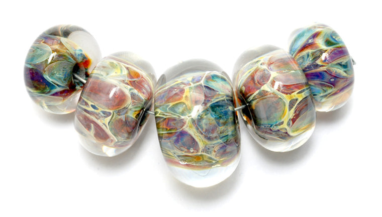 grace lampwork beads artisan handmade glass beads SRA