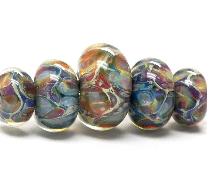 grace lampwork beads artisan handmade glass beads SRA