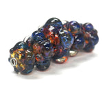 10408411 - Five Graduated Multi-Colored Rondelle Beads